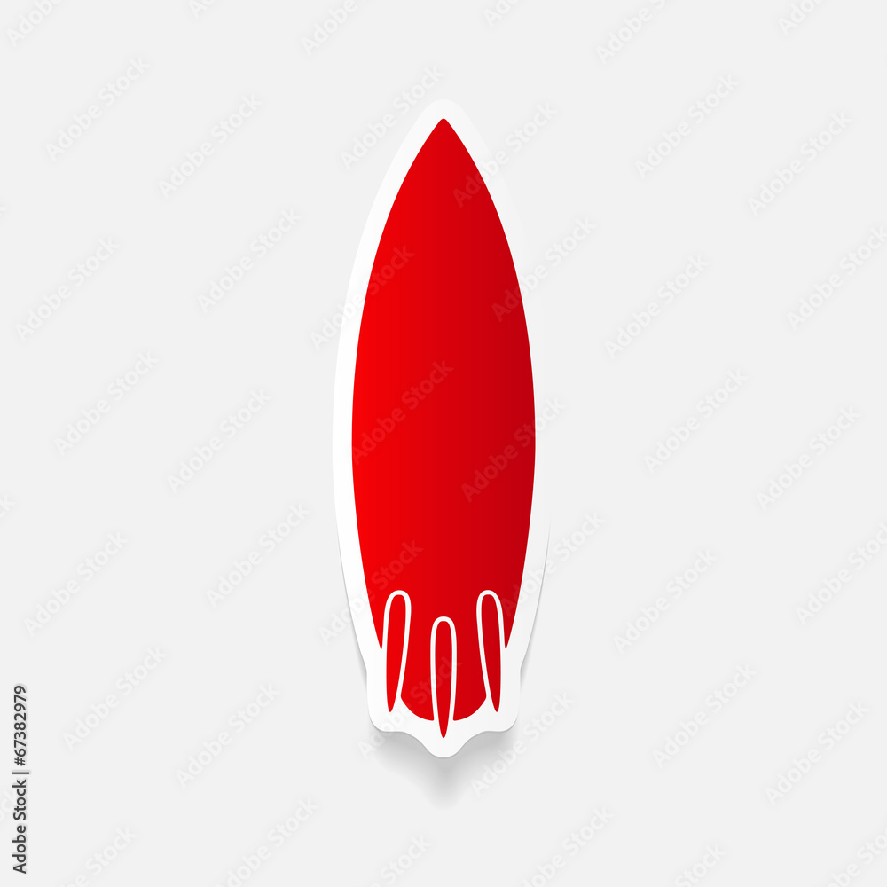 realistic design element: surfing