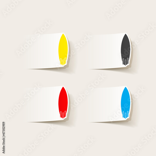 realistic design element: surfing