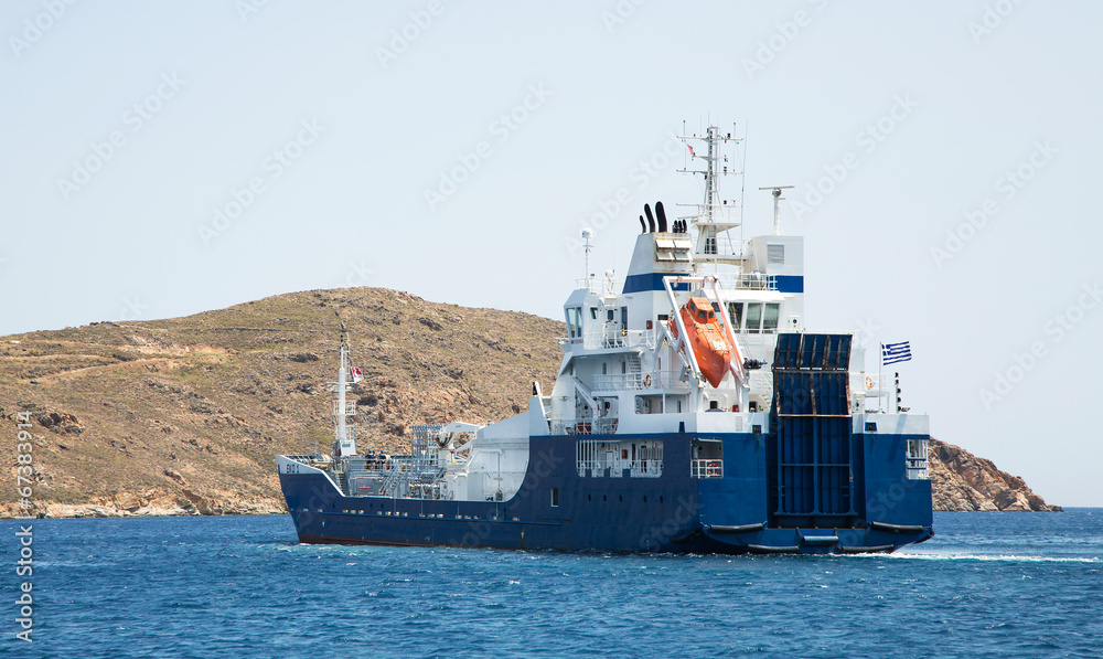 Frachtschiff für Gas - Transportschiff auf See