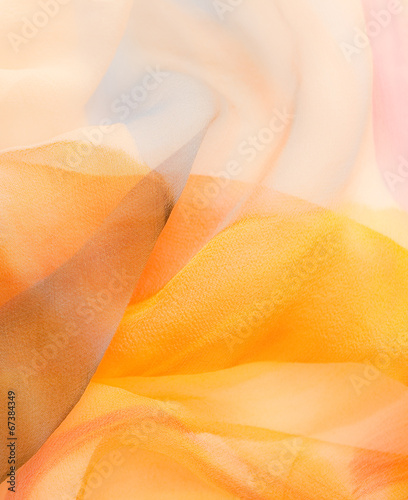 colored silk