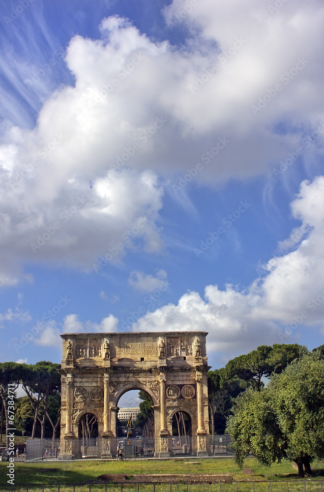 the Arch of Constantine, Rome, Italy the Arch of Constantine, Rome, Italy