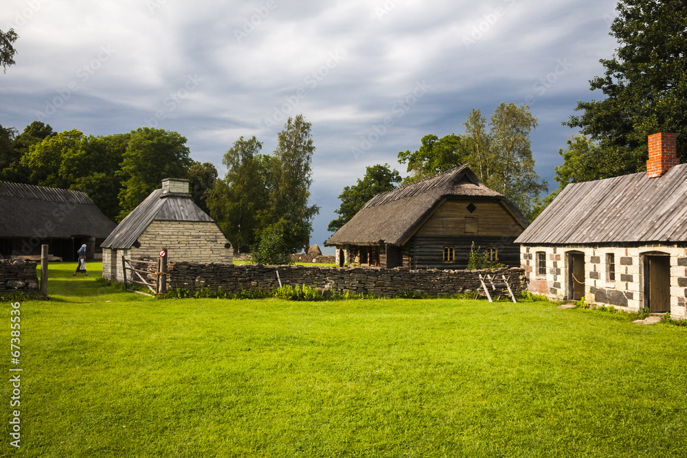 Traditional housing of the indigenous populations of Estonia