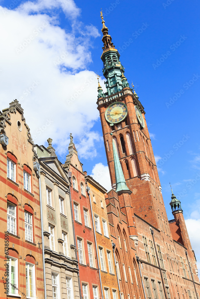 Town Hall Tower in Gdansk, Poland