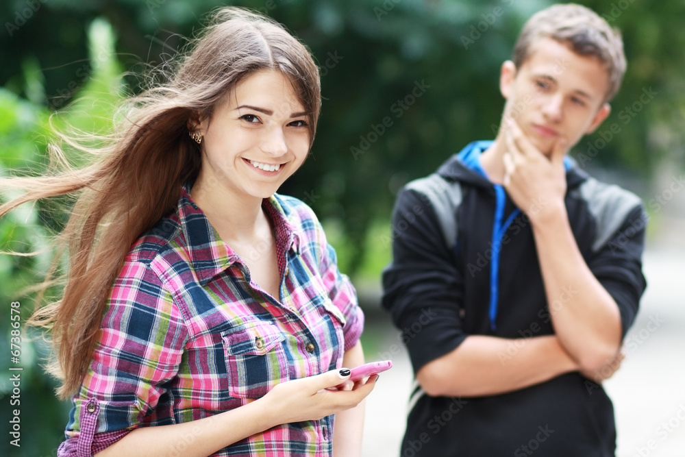 bland-ant568: Older girl flirting with younger boy