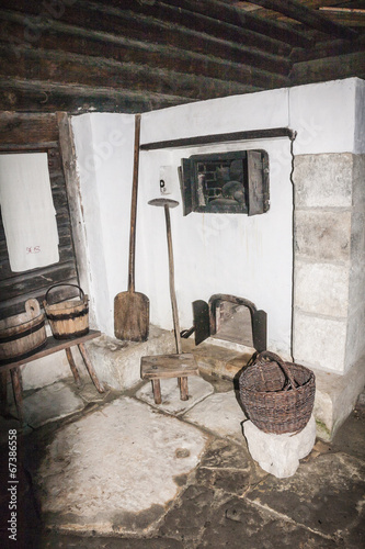 Traditional housing of the indigenous populations of Estonia photo