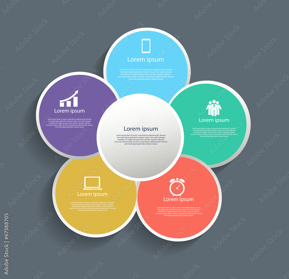 Fototapeta premium INFOGRAPHICS design elements vector illustration