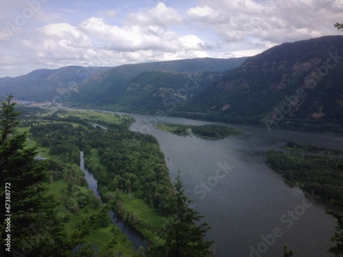 Columbia River Gorge from Beacon Rock