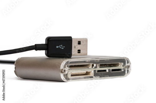 Vászonkép Memory card reader
