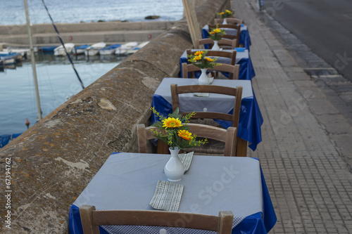 dinner on bay between Rivelino and Canneto in Gallipoli (Le) photo