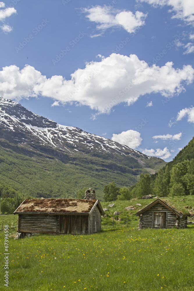 Bergidylle in Norwegen