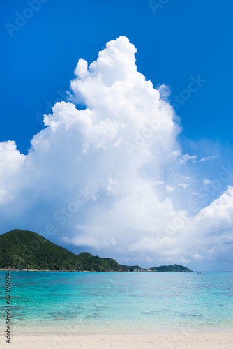 沖縄の海 海と入道雲 Stock 写真 Adobe Stock