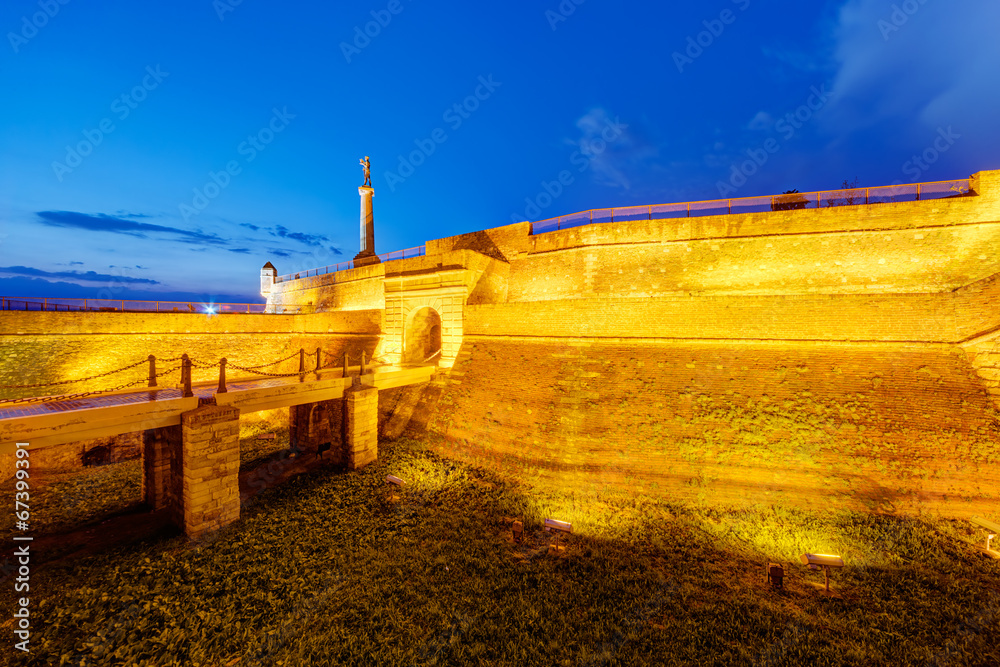 Belgrade fortress and Victor monument