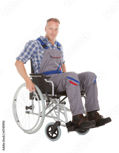 Manual Worker In Wheelchair