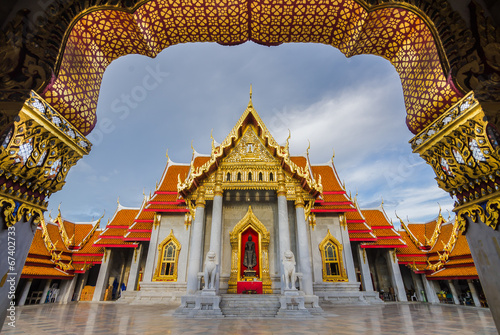 Thai Temple Wat Benchamabophit in Bangkok, Thailand
