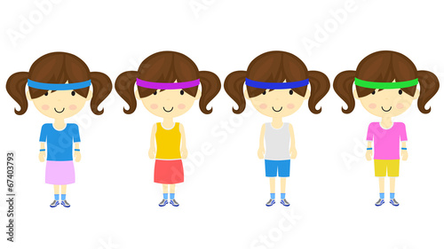 Cartoon girl