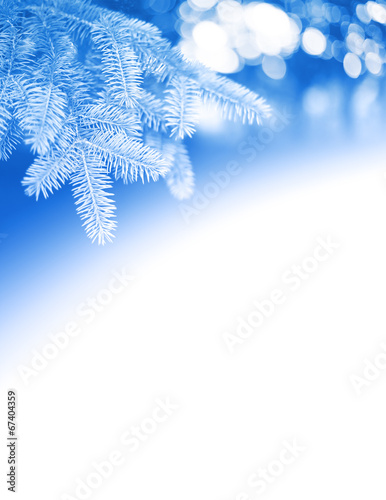 Christmas background with white a field for text
