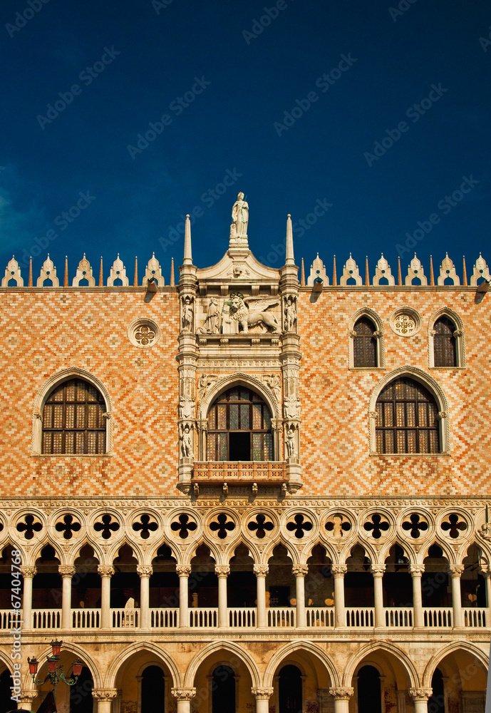 Doge's Palace on San Marco square in Venice, Italy