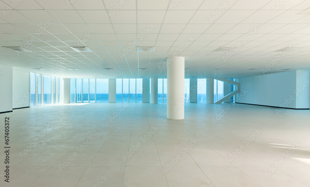 Interior, empty building Interior, empty building