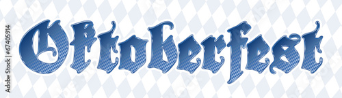 Schriftzug Oktoberfest photo