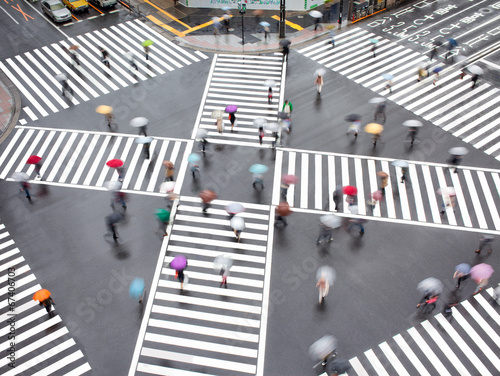 Straßenkreuzung in Tokyo