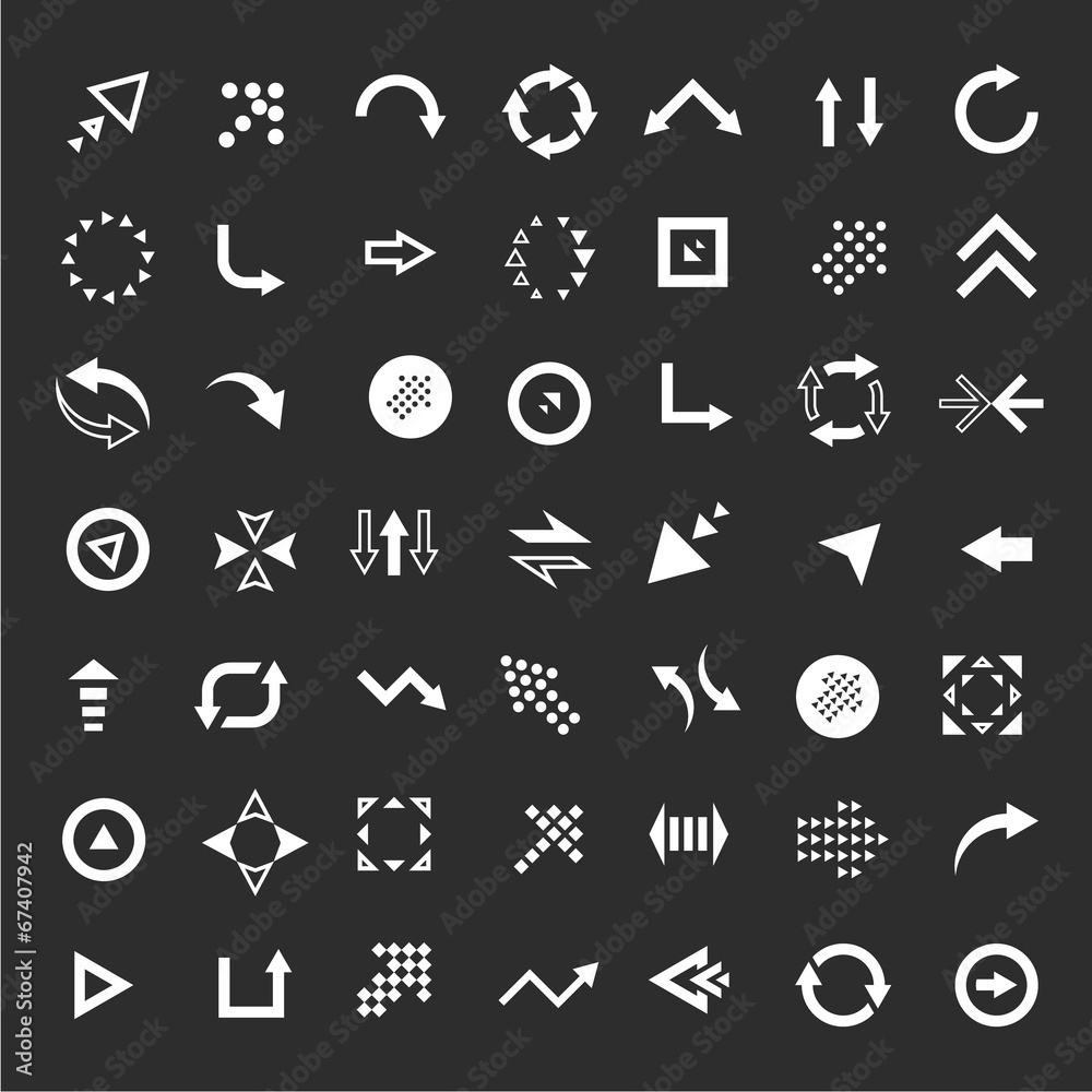 Arrows set Arrows set