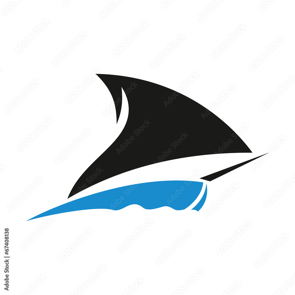 Vector ship sign Vector ship sign