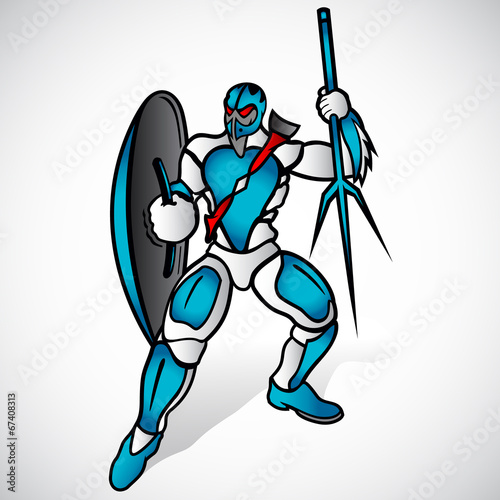 Warrior with a spear