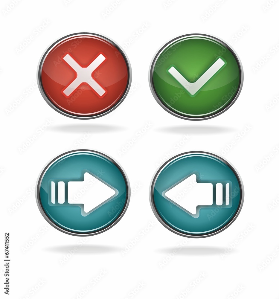 Yes no arrow buttons Yes no arrow buttons