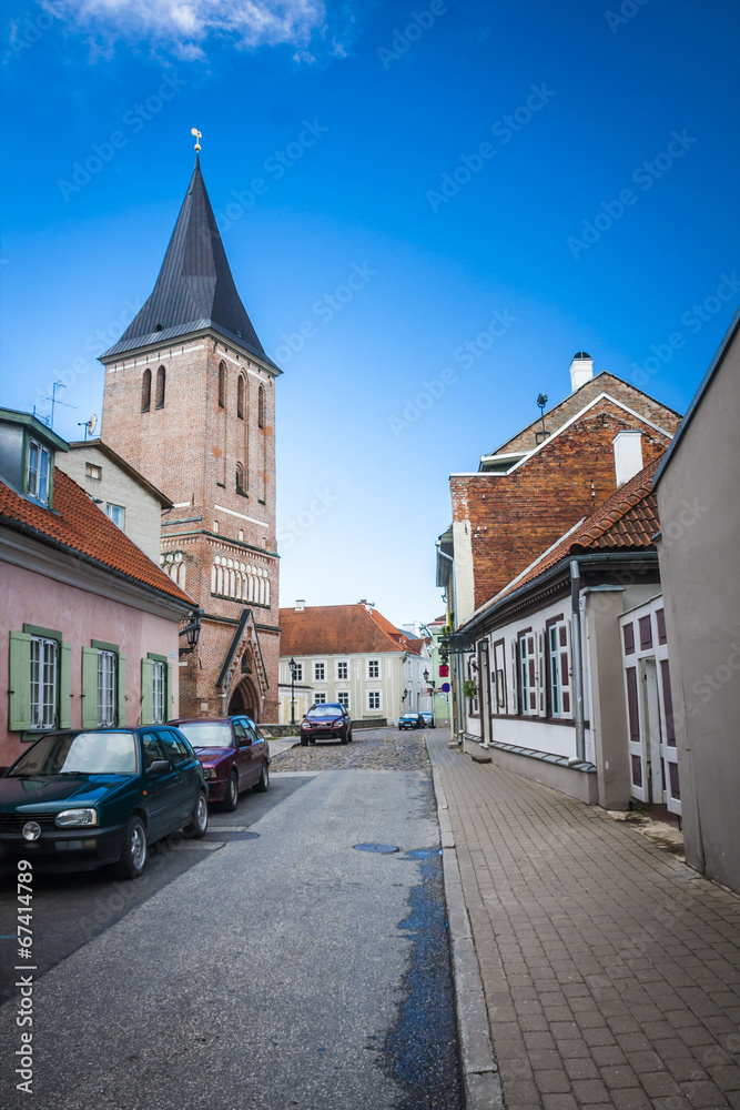 Restored St. John's church in Tartu, Estonia