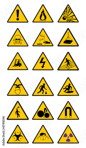 Warning Safety signs