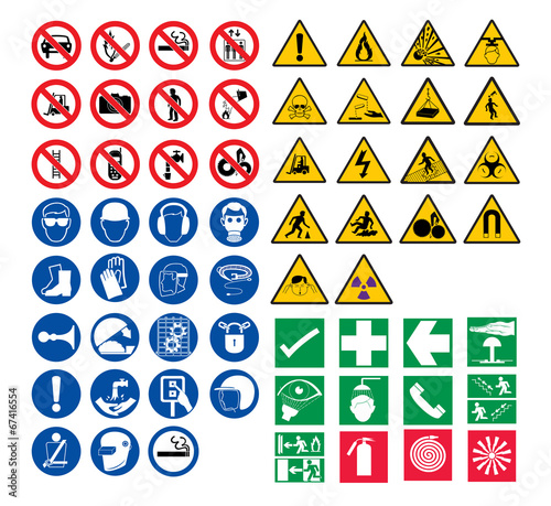 all safety signs
