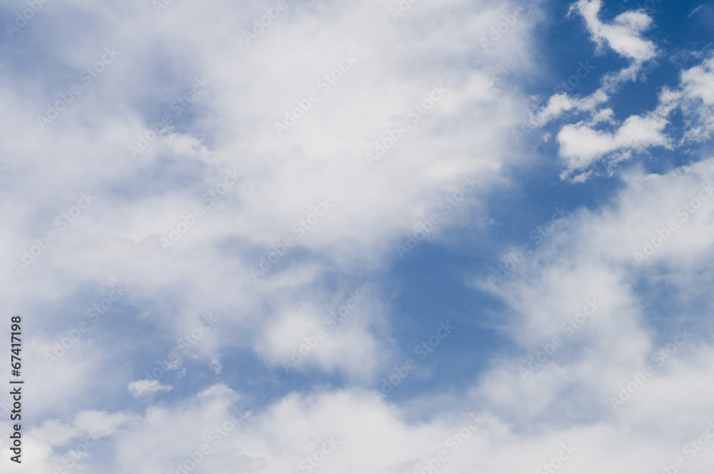 Blue sky and clouds Blue sky and clouds