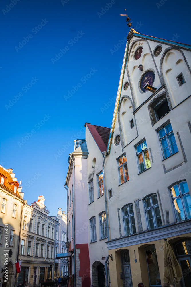 Street of Tallinn Estonia
