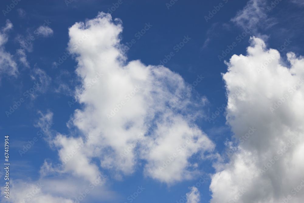 clouds in the blue sky clouds in the blue sky