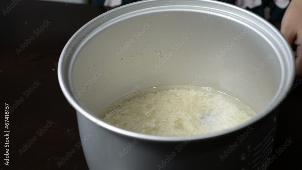 hand Washing White Rice hand Washing White Rice
