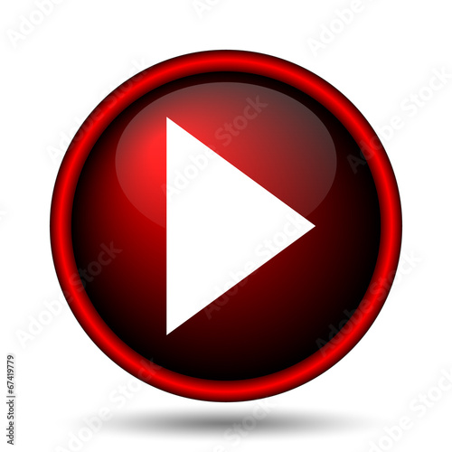 Free Download Play sign icon - GFXLoad