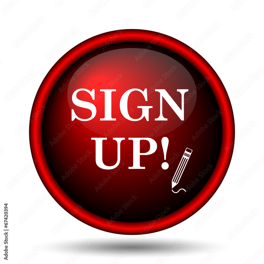 Sign up icon Sign up icon