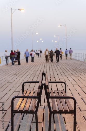 Old Port pier, Limassol, Cyprus photo