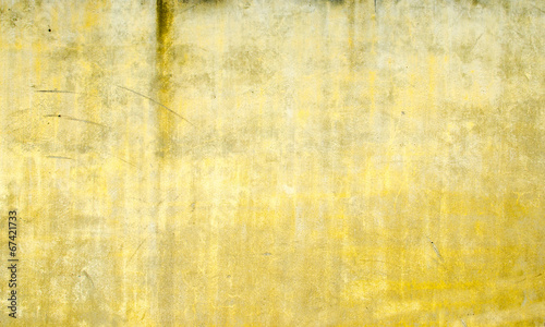 yellow grunge wall texture background