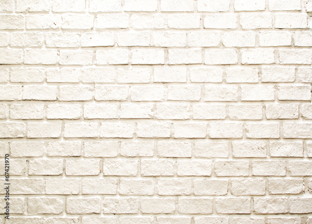 White misty brick wall for background or texture White misty brick wall for background or texture