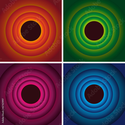 Colored circles background