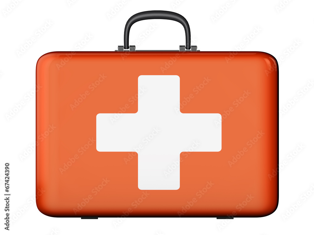 Fototapeta premium Red suitcase