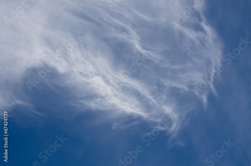 Wispy High Cirrus Clouds in a Blue Sky © rck