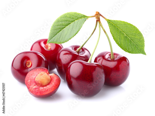 Ripe sweet cherry