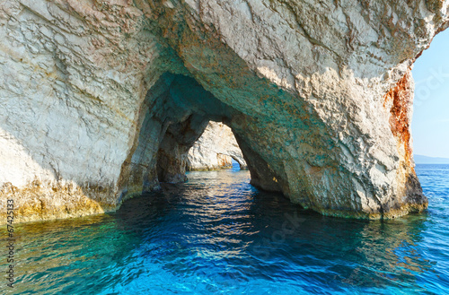 Niebieskie jaskinie na Zakynthos (Grecja)