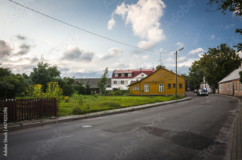 Fototapeta Naklejka Na Ścianę i Meble -  Street in Kuressaare (Saaremaa island, Estonia, Europe)