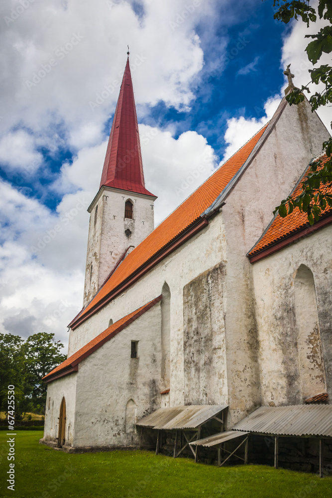 One of the oldest churches in Saaremaa island, Estonia One of the oldest churches in Saaremaa island, Estonia