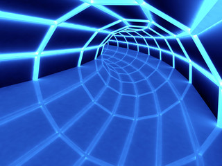 Rideaux Stade 3D Tunnel, perspective view.  © PhotoStocker