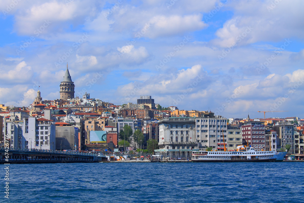 landscape of Istanbul and the Bosporus