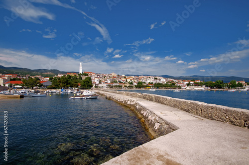 Panorama of Novi Vindolski in Croatia photo